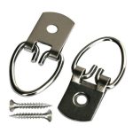 Петля-подвес усиленная для картины никелированная 2шт