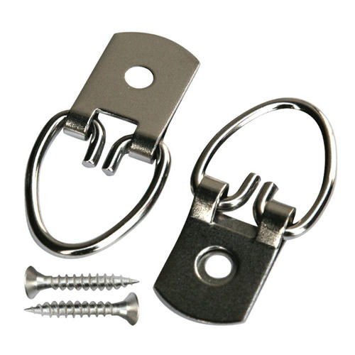 Петля-подвес усиленная для картины никелированная 2шт