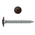 Саморез с пресс-шайбой Креп-Комп RAL8017 острый 4,2х32 мм 500 шт