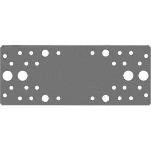ЗУБР КП-2.0, 200 x 80 x 2 мм, цинк, крепежная пластина