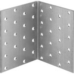 ЗУБР УКР-2.0, 100 x 80 x 80 x 2 мм, цинк, равносторонний крепежный уголок