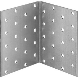 ЗУБР УКР-2.0, 100 x 80 x 80 x 2 мм, цинк, равносторонний крепежный уголок
