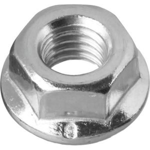 ЗУБР DIN 6923 с фланцем, M6, 5 кг, кл. пр. 8 оцинкованная гайка