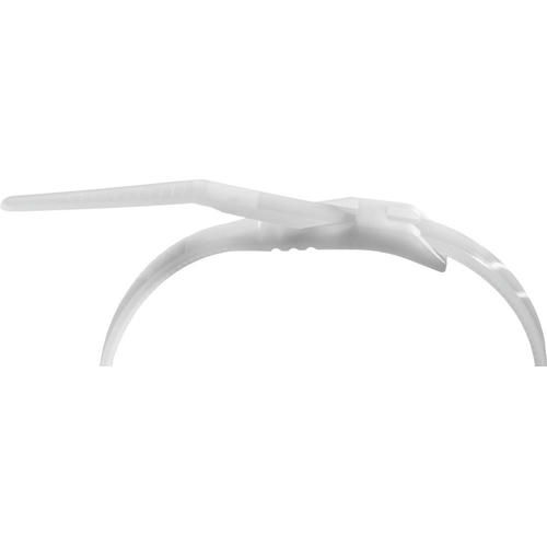 ЗУБР 205х3.6, 50 шт., хомуты нейлоновые белые, с плоским замком КОБРА Профессионал — изображение 2