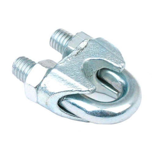 Зажим троса DIN741, белый цинк, 5 мм (2 шт)