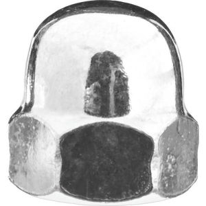 ЗУБР DIN 1587 колпачковая, M10, 5 кг, оцинкованная гайка