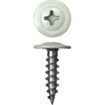 ЗУБР 25 х 4.2 мм, 400 шт., ПШМ саморезы с прессшайбой для листового металла RAL-9003 белый Мастер