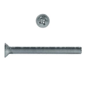 Винт потайной Креп-комп DIN965 оцинкованный 5х80 мм 20 шт