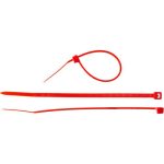 ЗУБР 100х2.5 мм, 100 шт., хомуты нейлоновые красные