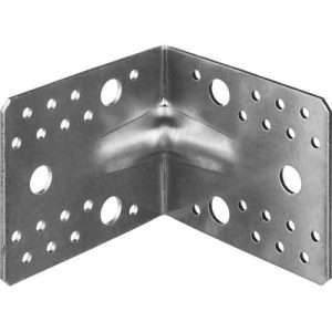 ЗУБР УКУ-2.5, 90 x 105 x 105 x 2.5 мм, цинк, усиленный крепежный уголок