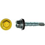 Саморез кровельный Креп-Комп ск55251018кф 5,5х25 мм Ral 1018 желтый 250 штук