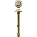 ЗУБР 12х110 мм, 15 шт., желтопассивированный, болт анкерный с пластиковым кольцом