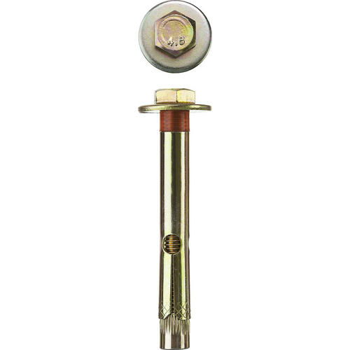 ЗУБР 12х110 мм, 15 шт., желтопассивированный, болт анкерный с пластиковым кольцом