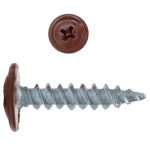 Саморез с пресс-шайбой Креп-Комп RAL3009 острый 4,2х19 мм 1000 шт