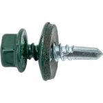 Саморез кровельный Креп-Комп RAL6005 темно-зеленый 4,8х19 мм 250 штук