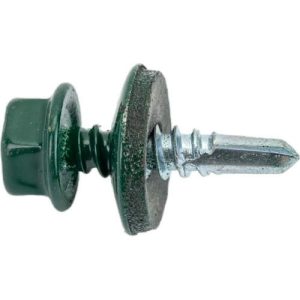 Саморез кровельный Креп-Комп RAL6005 темно-зеленый 4,8х19 мм 250 штук