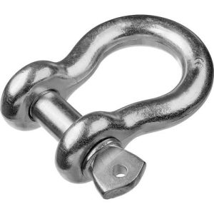ЗУБР 5/8" (15.9 мм), палец 19 мм, г/п 3.25 тн, оцинкованная, скоба такелажная омегообразная