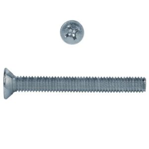 Винт потайной Креп-комп DIN965 оцинкованный 6х80 мм 100 шт