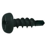 Саморез для тонких пластин 3,5х9,5мм черный 30шт