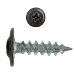 Саморез с пресс-шайбой Креп-Комп RAL8019 острый 4,2х16 мм 1000 шт