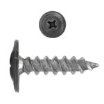 Саморез с пресс-шайбой Креп-Комп RAL7024 острый 4,2х19 мм 1000 шт