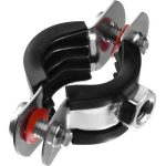 ЗУБР 10 шт., 1/2", оцинкованный, хомут трубный с гайкой Мастер