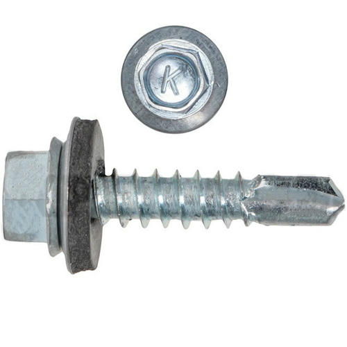 Саморез кровельный Креп-Комп ск63100ф с шайбой EPDM 6,3х100 мм 50 штук