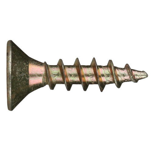 Саморез универсальный 2,5х12мм желтый потайная головка 20шт