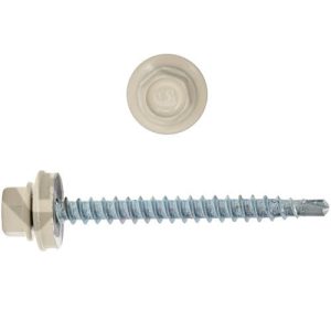 Саморез кровельный Креп-Комп ск511015к 4,8х51 мм Ral 1015 светлая слоновая кость 2000 штук