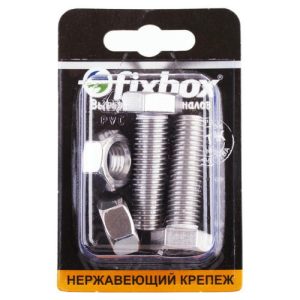 Болт DIN933 М12х40 с гайкой нерж сталь 2шт