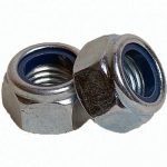 Гайка оцинкованная Креп-комп DIN985 с контрящим кольцом М20 50 шт