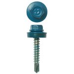 ЗУБР 29 х 4.8 мм, 2500 шт., RAL 5009 небесно-голубой, СКД саморезы кровельные для деревянной обрешетки Профессионал