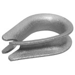 ЗУБР 3 мм, 2 шт., коуш DIN 6899