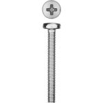 ЗУБР M4 x 30 мм, 10 шт., полусферическая головка, винт DIN 7985