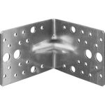 ЗУБР УКУ-2.5, 80 x 100 x 100 x 2.5 мм, цинк, усиленный крепежный уголок