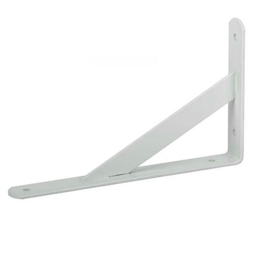 Уголок-кронштейн Fit 66085 усиленный 250х150х3,8 мм белый