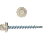 Саморез кровельный Креп-Комп ск701015кф 4,8х70 мм Ral 1015 светлая слоновая кость 100 штук