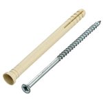 Дюбель-гвоздь нейлоновый 6х80мм потайная манжета 100шт