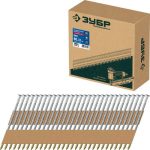 ЗУБР SN21 90 х 3.1 мм, реечные гвозди рифленые оцинкованные, 2000 шт