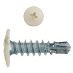 Саморез с прессшайбой Креп-Комп пшс161015 со сверлом окрашенный Ral 1015 4,2х16 мм 1000 штук