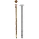 ЗУБР 60 x 6 мм, 90 шт., дюбель-гвоздь полипропиленовый с грибовидным бортиком