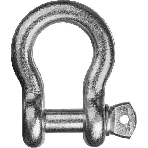 ЗУБР 1/2" (12.7 мм), палец 16 мм, г/п 2 тн, оцинкованная, скоба такелажная омегообразная — изображение 2