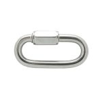 Карабин винтовой 5мм нержавеющая сталь 1шт