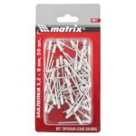 Заклепка вытяжная алюминий/сталь MATRIX 3,2х8мм 50шт белый
