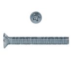 Винт потайной Креп-комп DIN965 оцинкованный 8х80 мм 80 шт