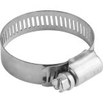 ЗУБР 4 шт., 19-44 мм, нерж. сталь, просечная лента 12,7 мм, хомуты Профессионал