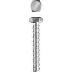 ЗУБР M6 x 60 мм, 4 шт., болт с шестигранной головкой ГОСТ 7798-70 Мастер