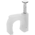 STAYER 4 мм, полиэтилен, 100 шт., скоба-держатель для круглого кабеля