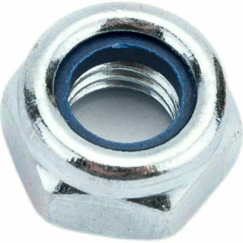Гайка оцинкованная Креп-комп DIN985 с контрящим кольцом М8 50 шт