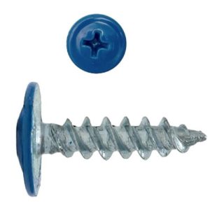 Саморез с пресс-шайбой Креп-Комп RAL5005 острый 4,2х16 мм 1000 шт